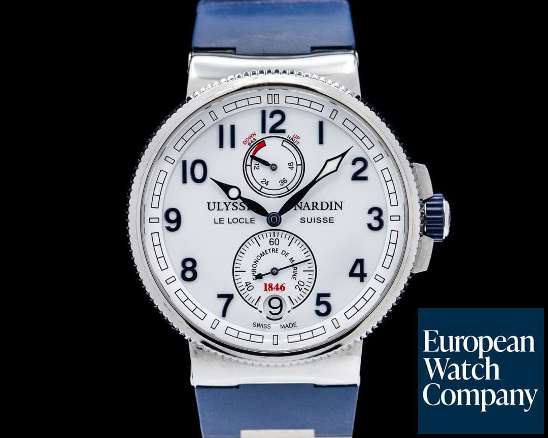 Image of Ulysse Nardin Ulysse Nardin Marine Chronometer Manufacture White Dial