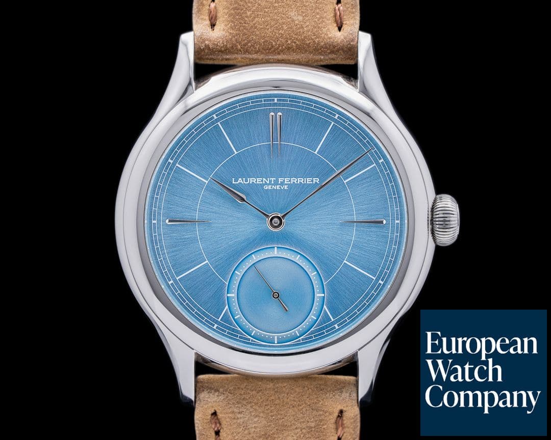 Image of Laurent Ferrier Galet Micro Rotor SS Ice Blue Dial