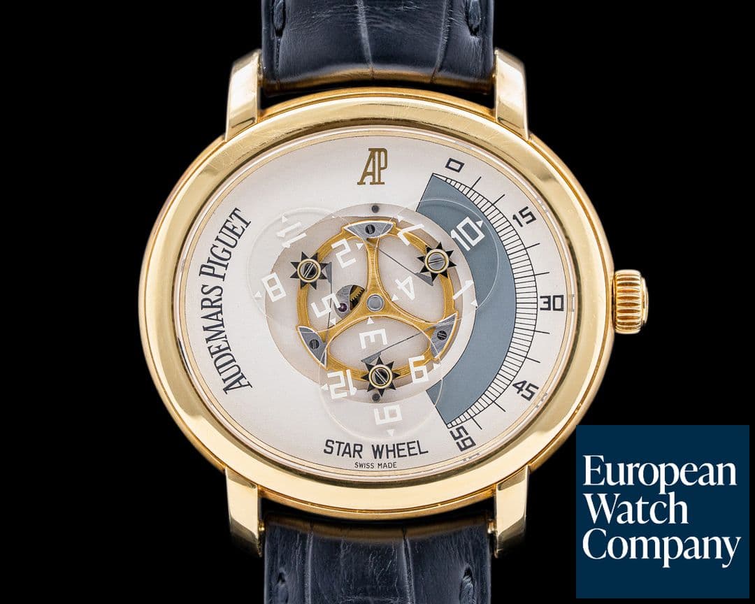 Image of Audemars Piguet Millenary Star Wheel 25898BA 18k Yellow Gold FULL SET


