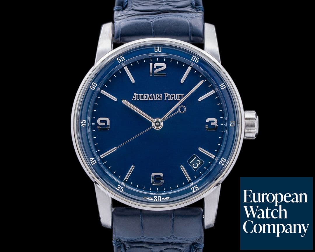 Image of Audemars Piguet Code 11:59 Automatic 18k White Gold / Blue Dial