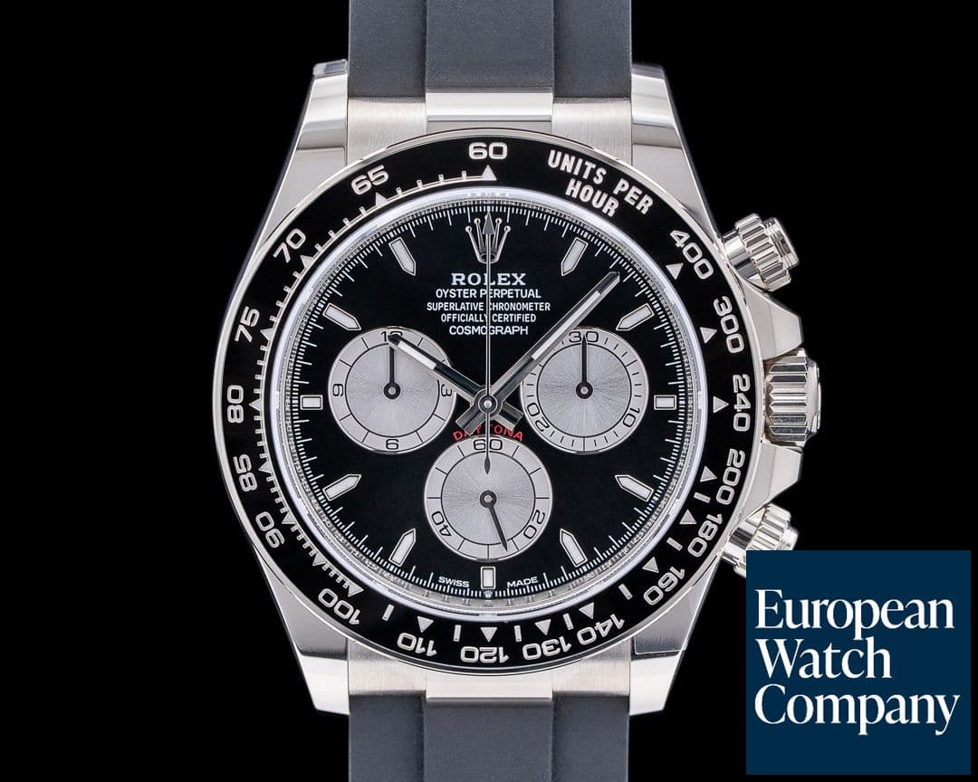 Image of Rolex Daytona 126519 18K White Gold Ceramic Oysterflex Black NEW MODEL UNWORN 