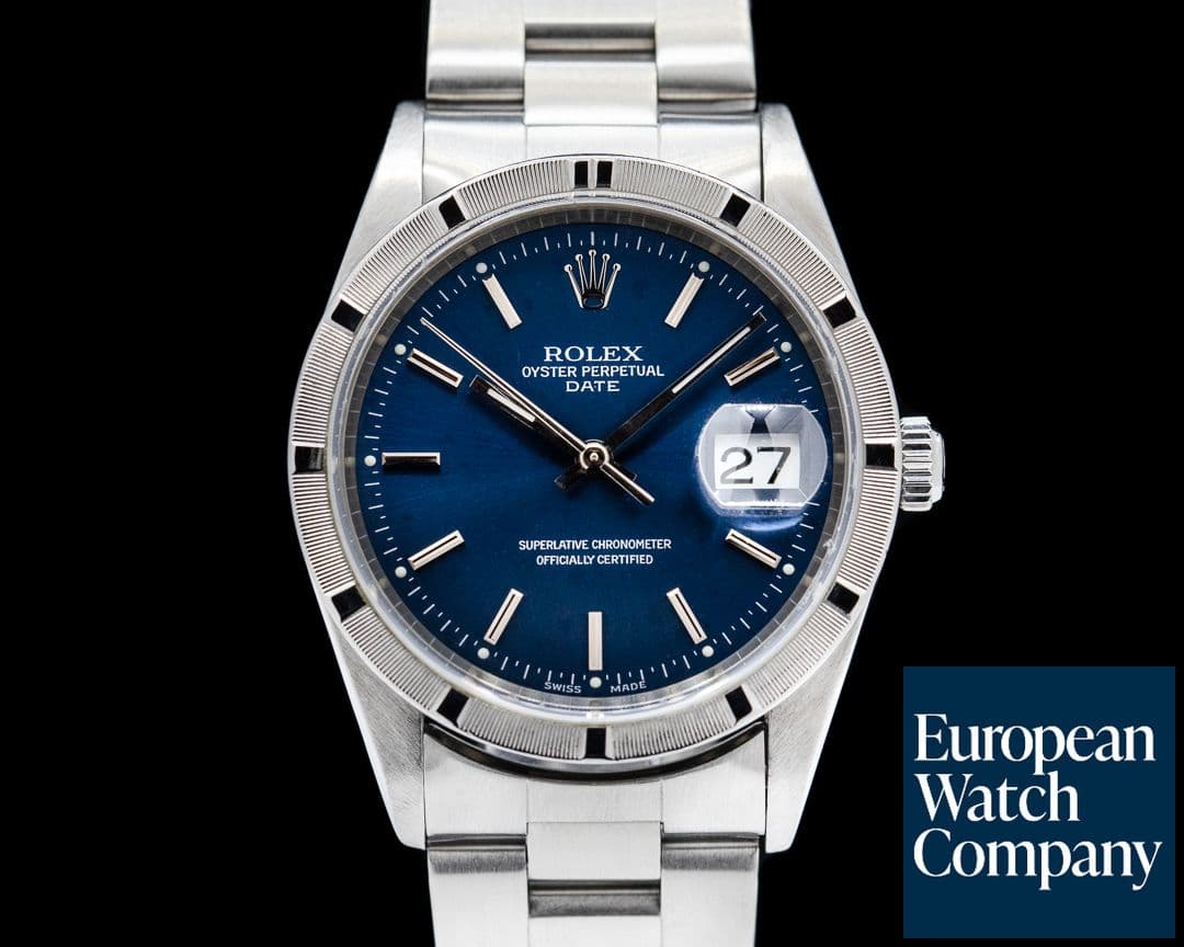 Image of Rolex Oyster Date Blue Dial SS / SS