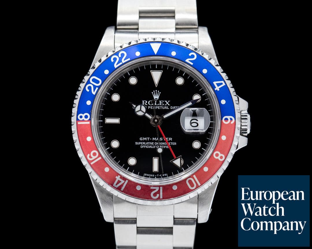 Image of Rolex 16700 GMT Master Red / Blue Pepsi Bezel 