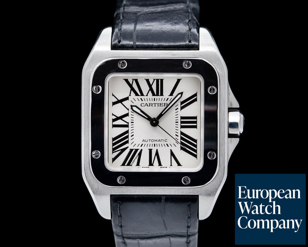 Image of Cartier Santos 100 SS Mid-Size Automatic 