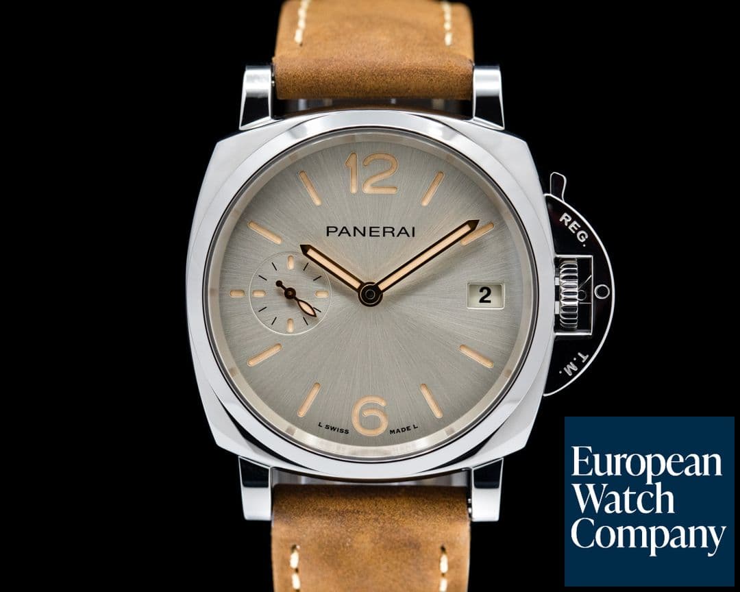 Image of Panerai Luminor Due Automatic Acciaio Silver Dial 38mm 2023