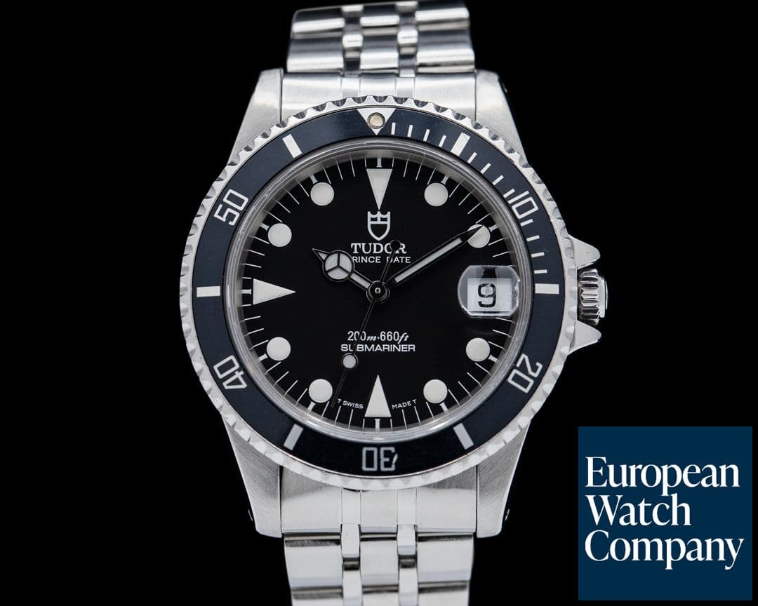 Image of Tudor Submariner MIDSIZE Black Dial FULL SET 36mm