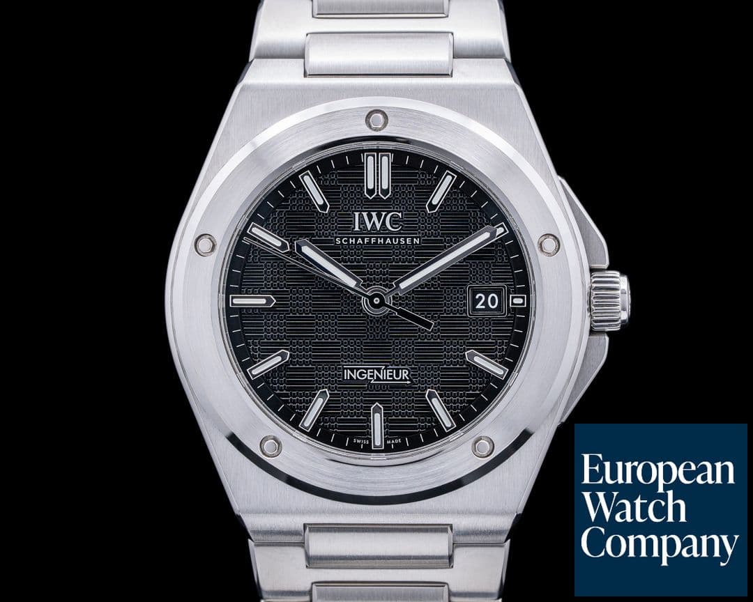 Image of IWC Ingenieur Automatic 40 NEW MODEL Black Dial