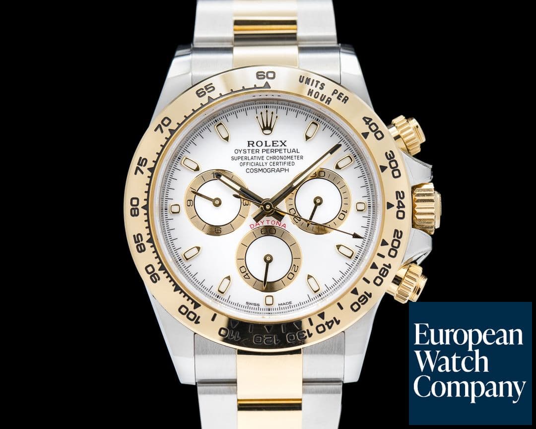 Image of Rolex Daytona White Dial 18K Yellow Gold / SS 2021