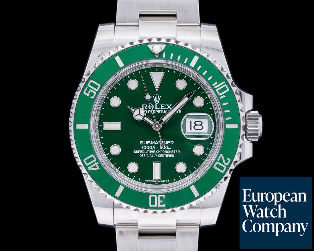 Image of Rolex Submariner "Hulk" Green Ceramic Bezel Green Dial SS