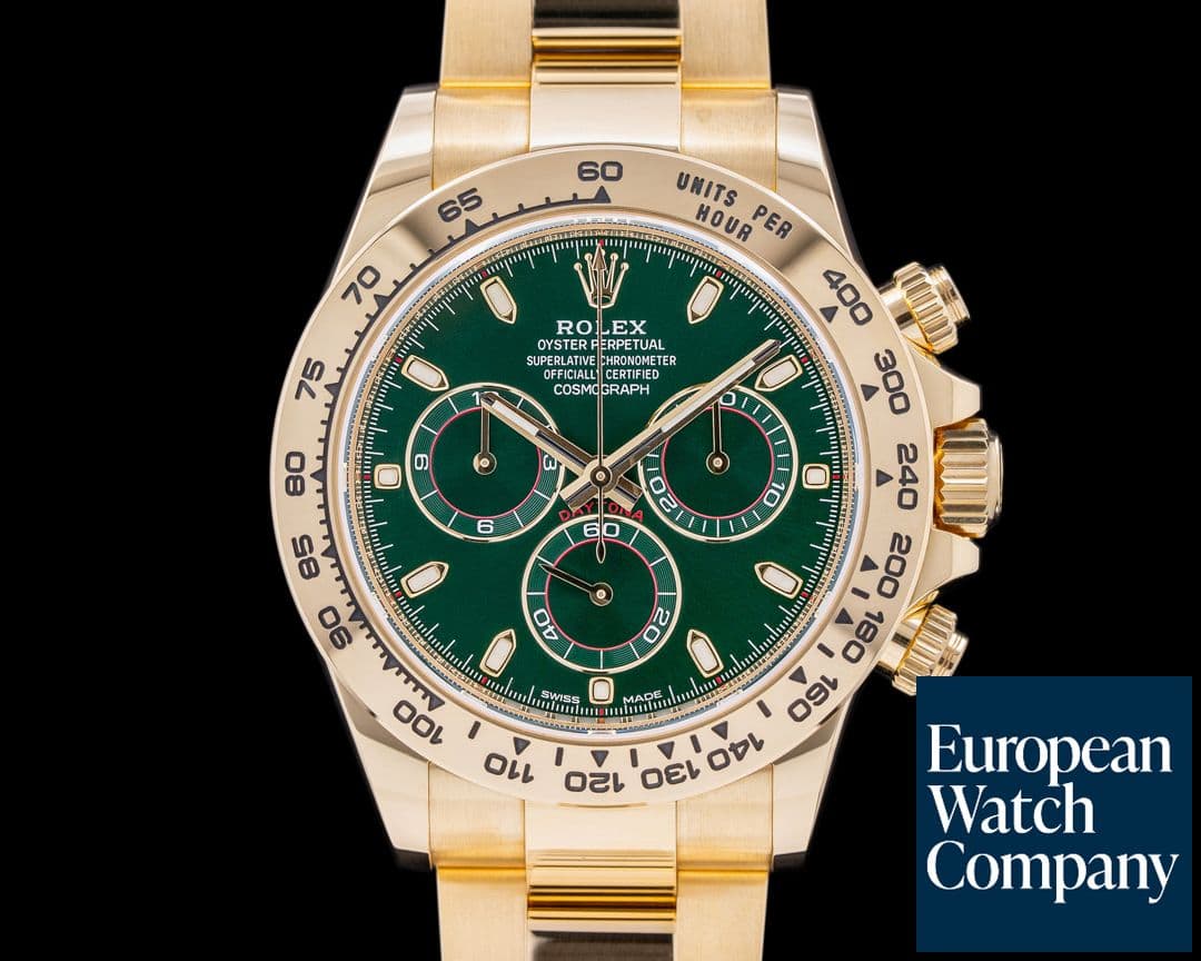 Image of Rolex Daytona 116508 18k Yellow Gold / Green Dial 2020