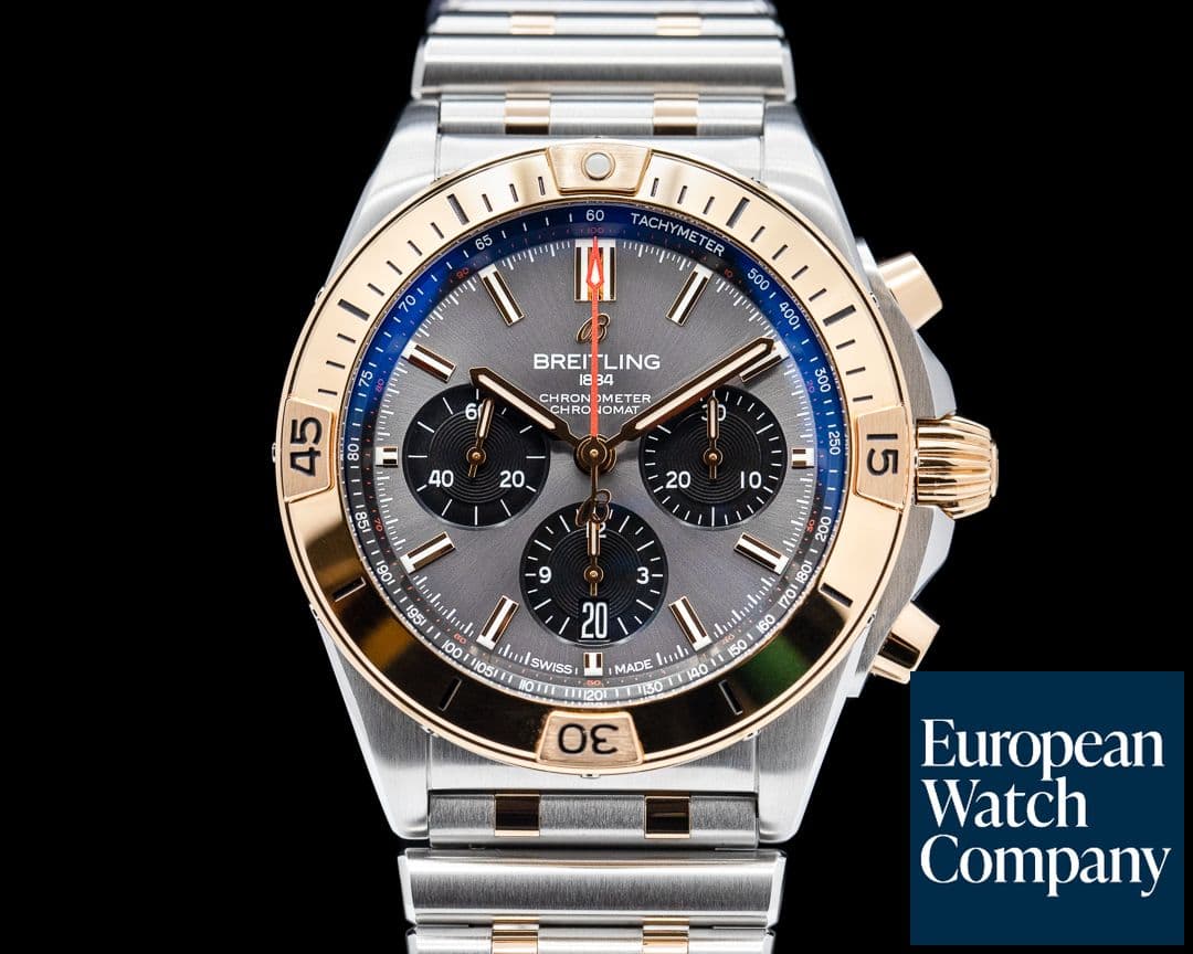 Image of Breitling Chronomat B01 42mm SS/RG Gray Dial