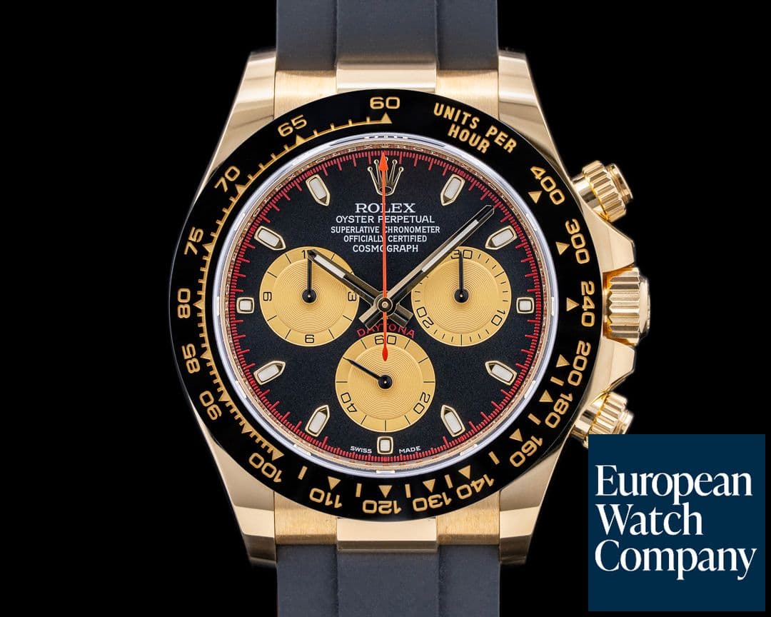 Image of Rolex Daytona 116518LN Black Dial "Paul Newman" 18K Yellow Gold 