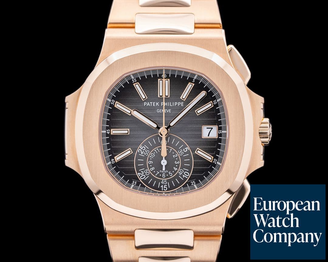 Image of Patek Philippe Nautilus 5980/1R Chronograph 18K Rose Gold UNWORN