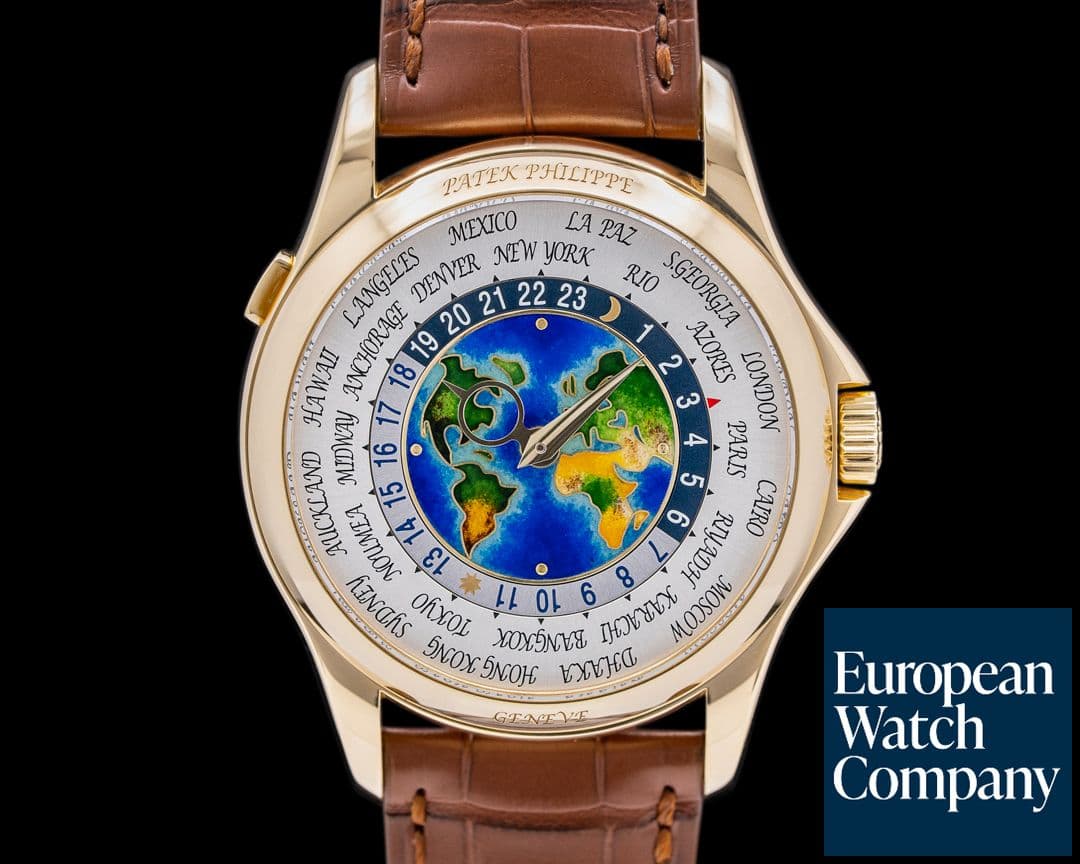Image of Patek Philippe World Time 5131J Enamel Dial 18K Yellow Gold