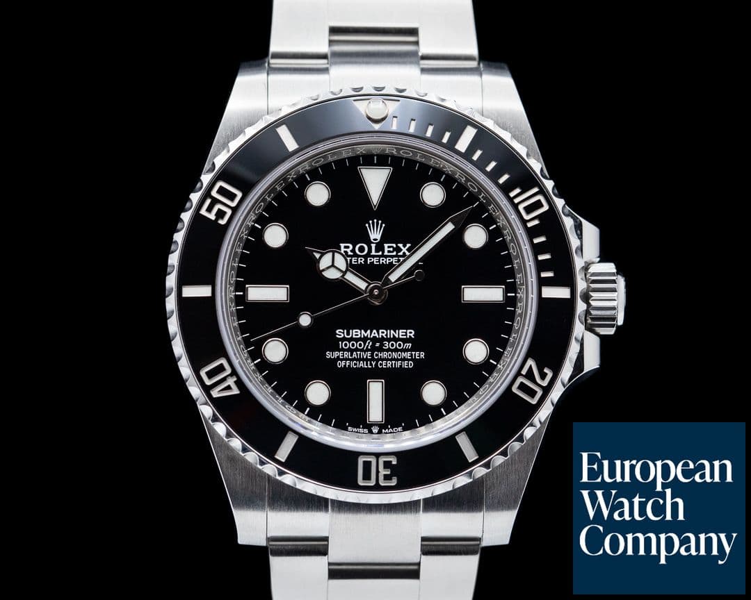 Image of Rolex Submariner 124060 No Date Ceramic Bezel 41MM 2021
