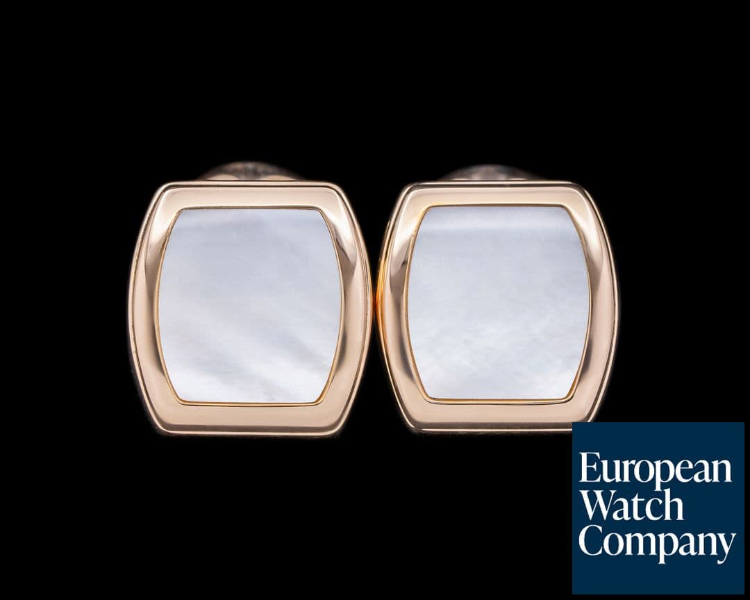 Image of Vacheron Constantin Mens Cufflinks Mother of Pearl 18K YG