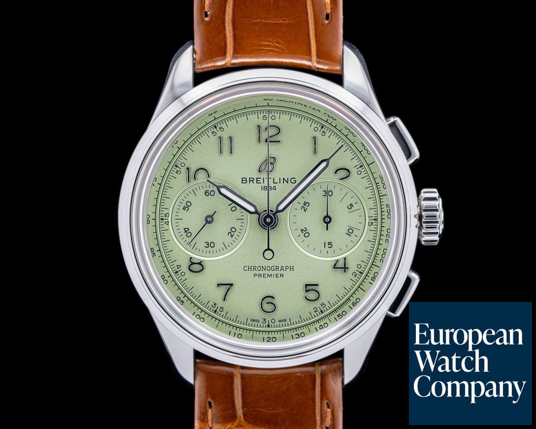 Image of Breitling Premier B09 Chronograph 40 Pistachio