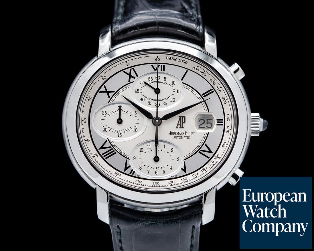 Image of Audemars Piguet Millenary Chrono Steel Silver Dial