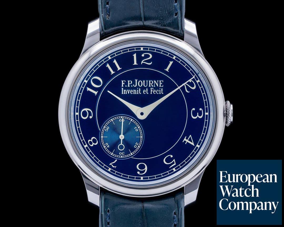 Image of F. P. Journe Chronometre Bleu Tantalum Blue Dial 