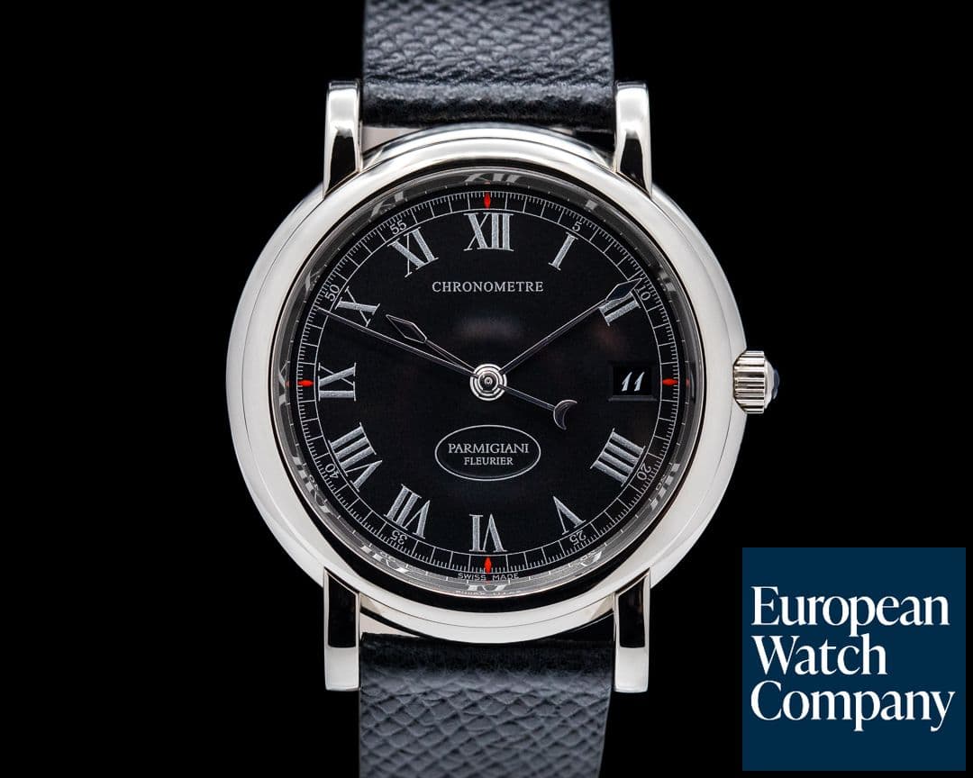 Image of Parmigiani Fleurier Toric Chronometre 18k white Gold black dial