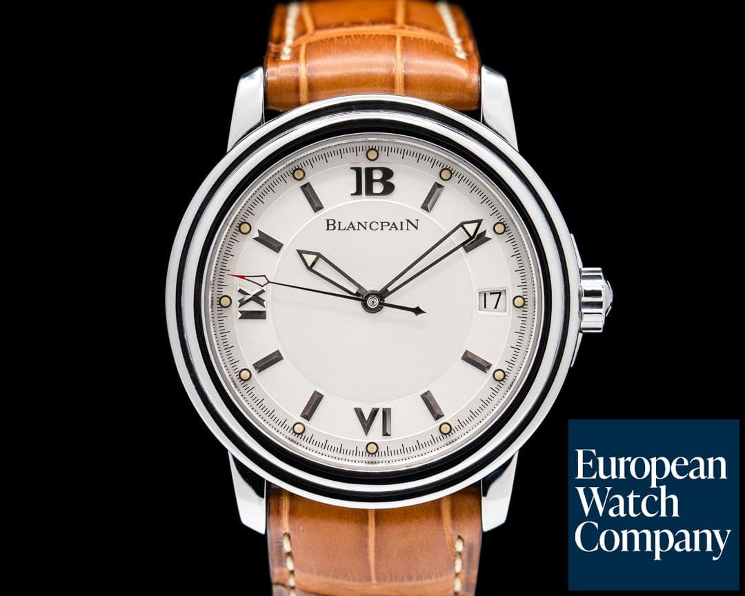 Image of Blancpain Leman SS White Dial