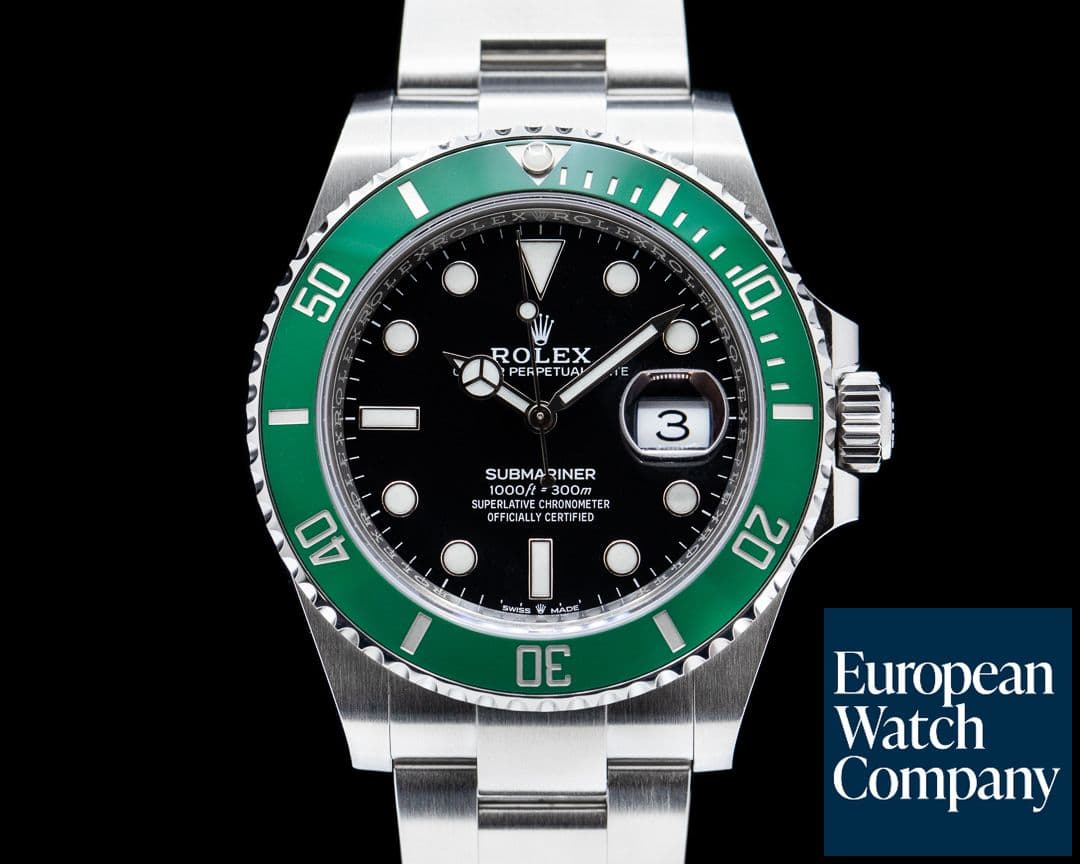 Image of Rolex Submariner Date 126610LV Kermit GREEN Ceramic Bezel 41MM 2021 