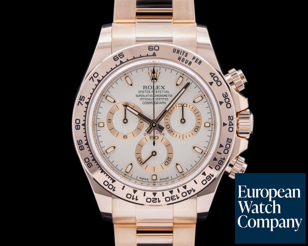 Image of Rolex Daytona 116505 Everose Gold Ivory Dial