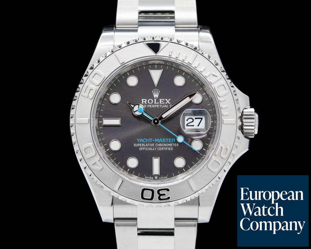 Image of Rolex Yacht Master SS Dark Rhodium Dial / Platinum Bezel 2023