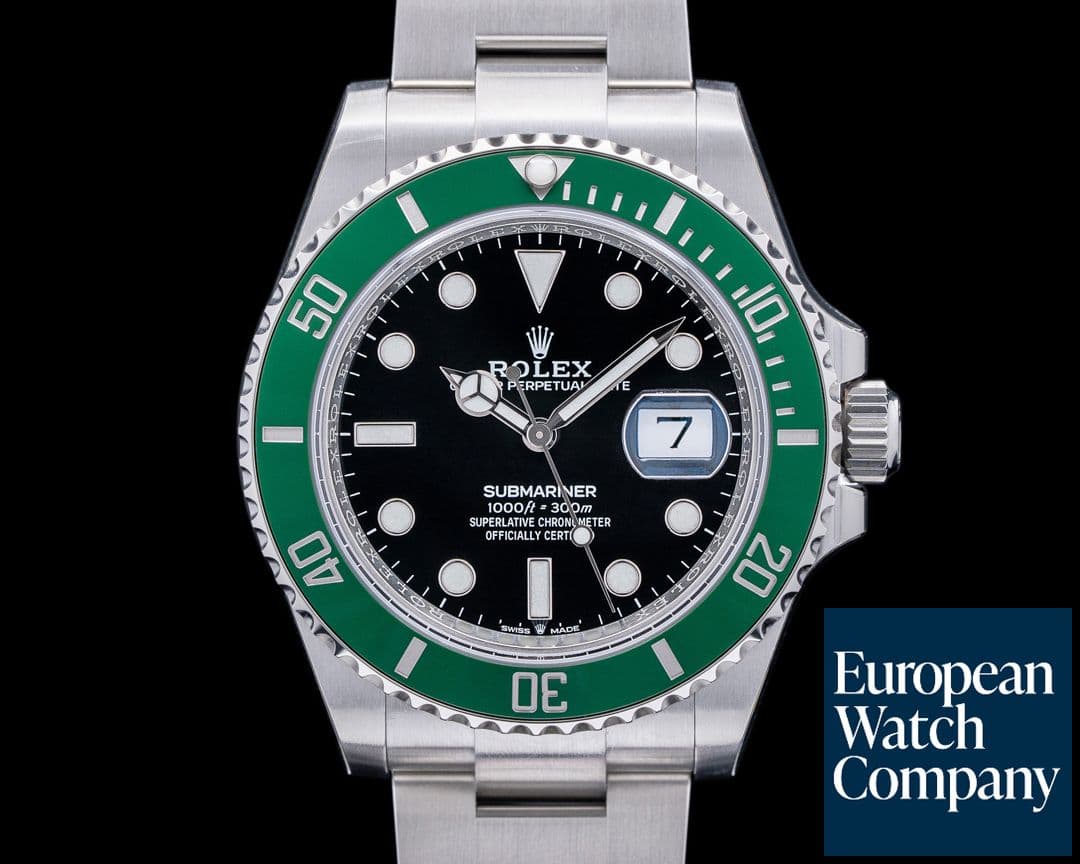 Image of Rolex Submariner Date 126610LV GREEN Ceramic Bezel 41MM UNWORN