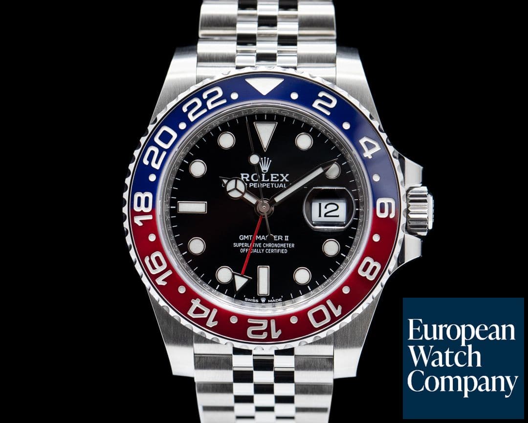 Image of Rolex GMT Master II Ceramic 126710BLRO "Pepsi" SS / Jubilee UNWORN
