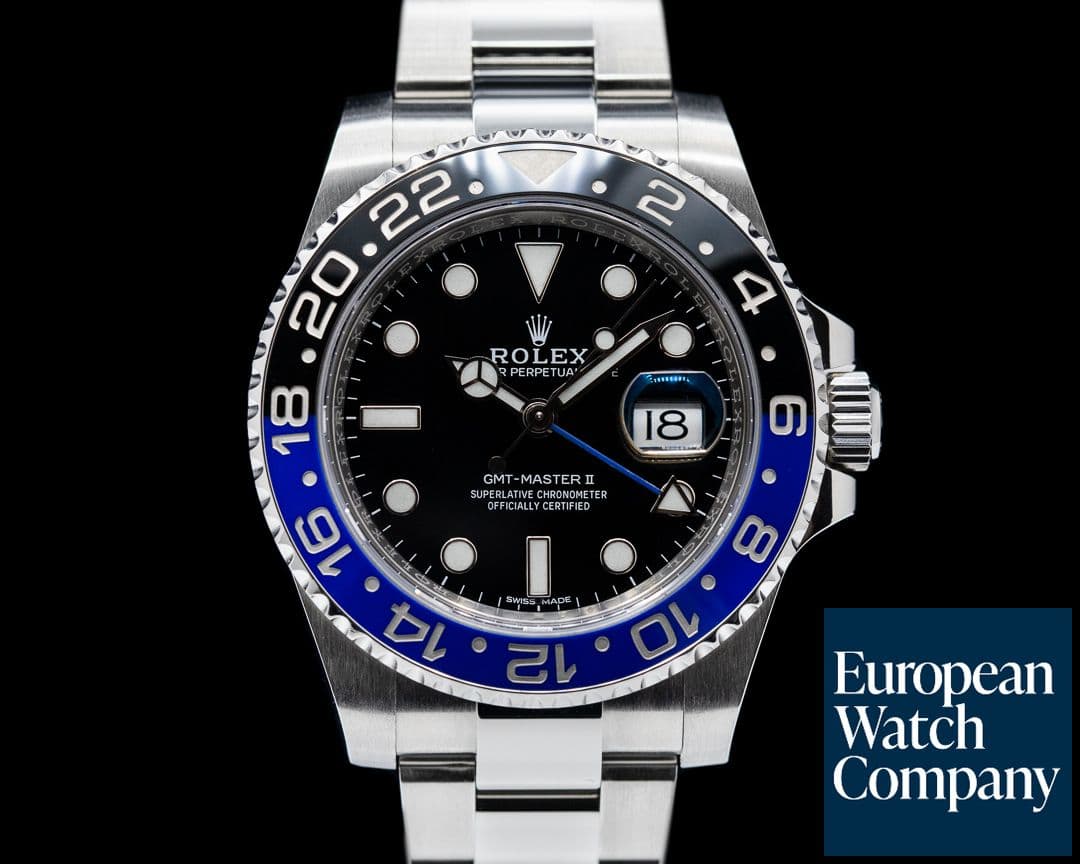 Image of Rolex GMT Master II 116710 Ceramic "Batman" SS