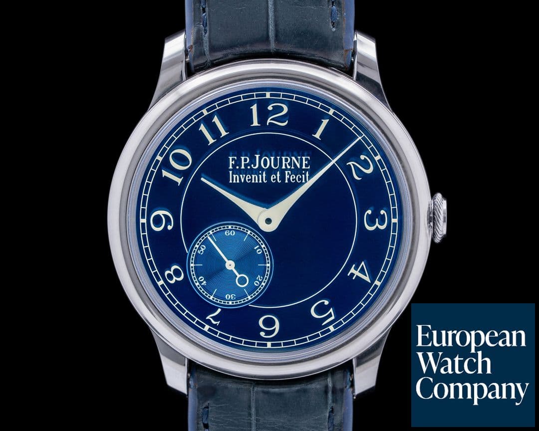 Image of F. P. Journe Chronometre Bleu Tantalum Blue Dial 
