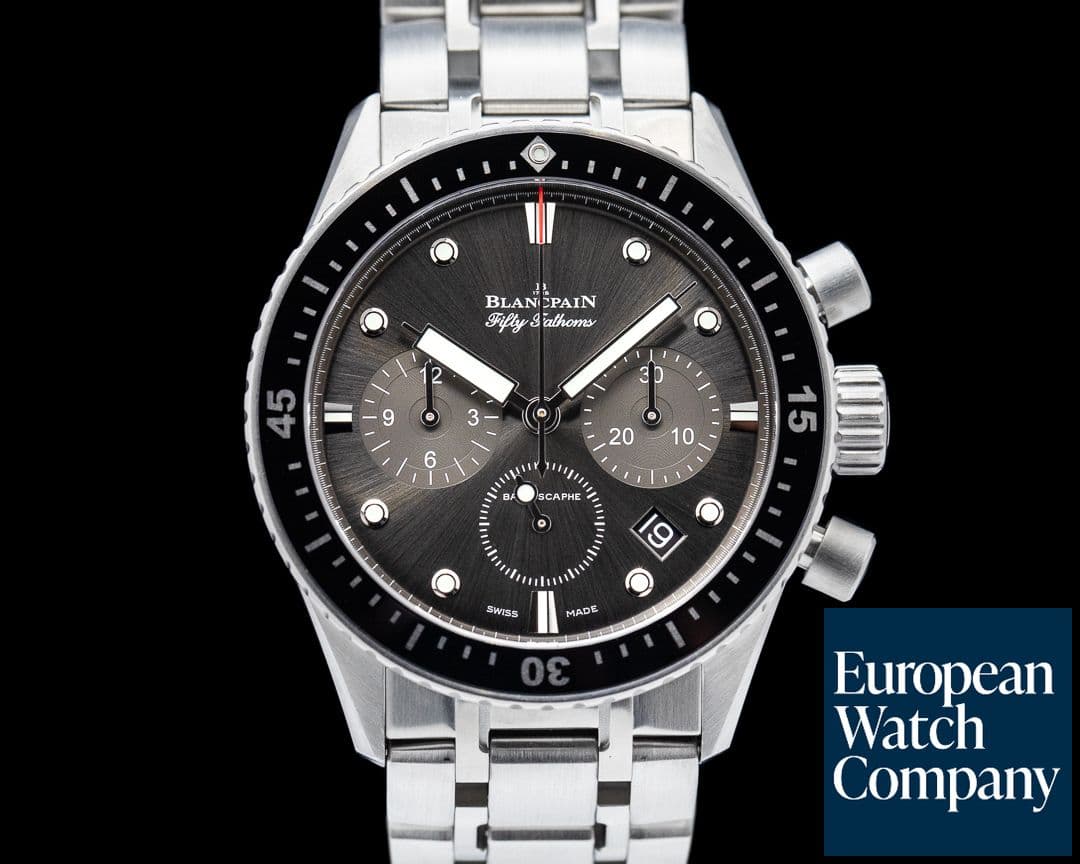Image of Blancpain Fifty Fathoms Bathyscaphe Flyback Chronograph SS 