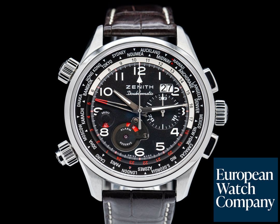 Image of Zenith Pilot Doublematic Big Date SS