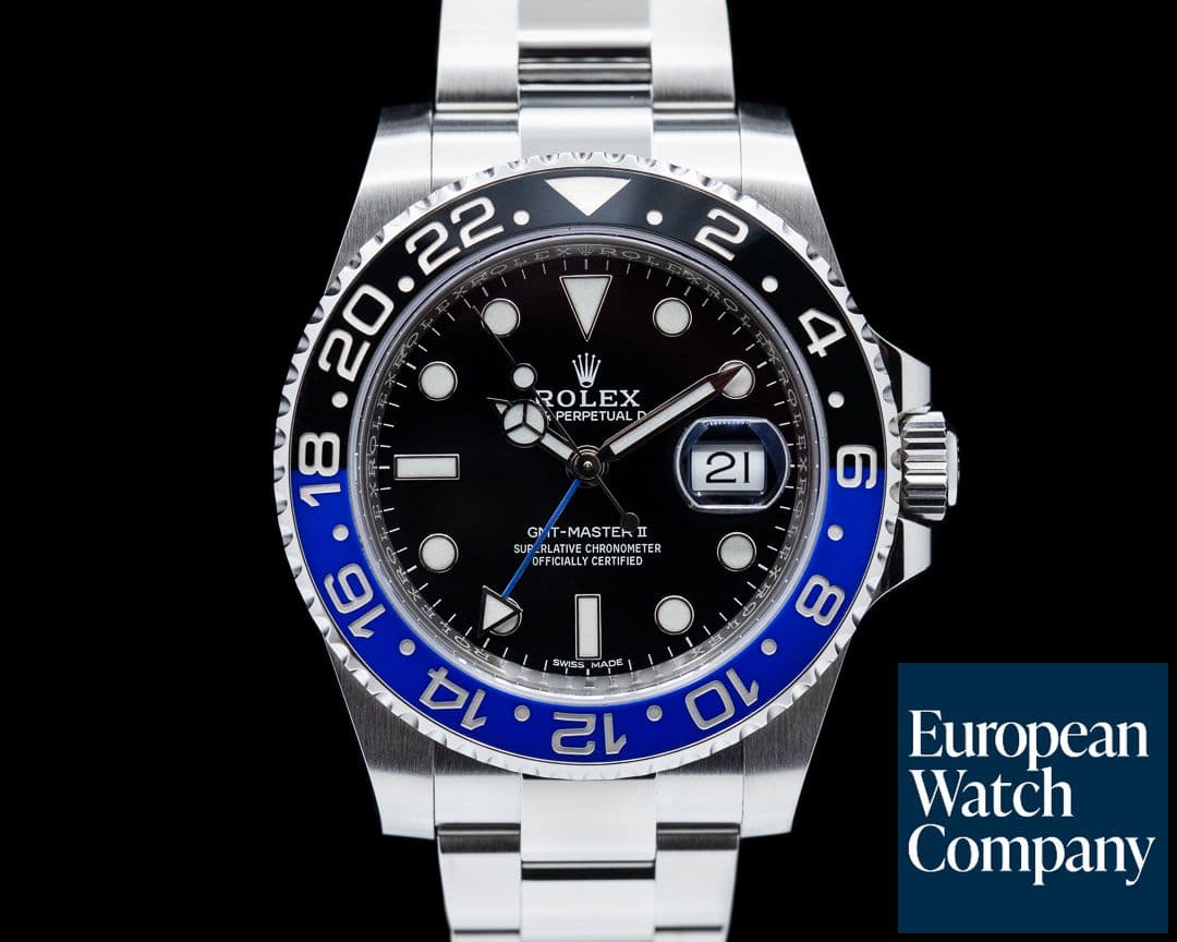 Image of Rolex GMT Master II 116710 Ceramic Batman SS