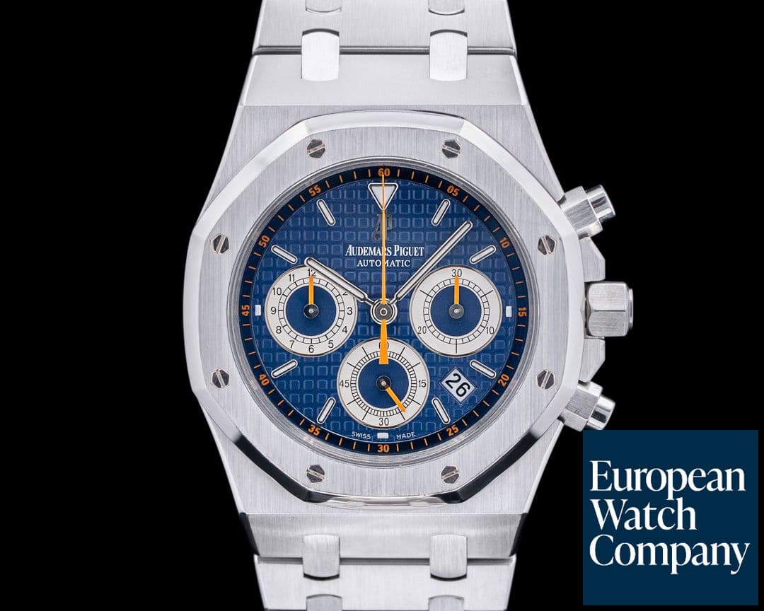 Image of Audemars Piguet Royal Oak 26300ST Chronograph SS Blue & Orange SHARP