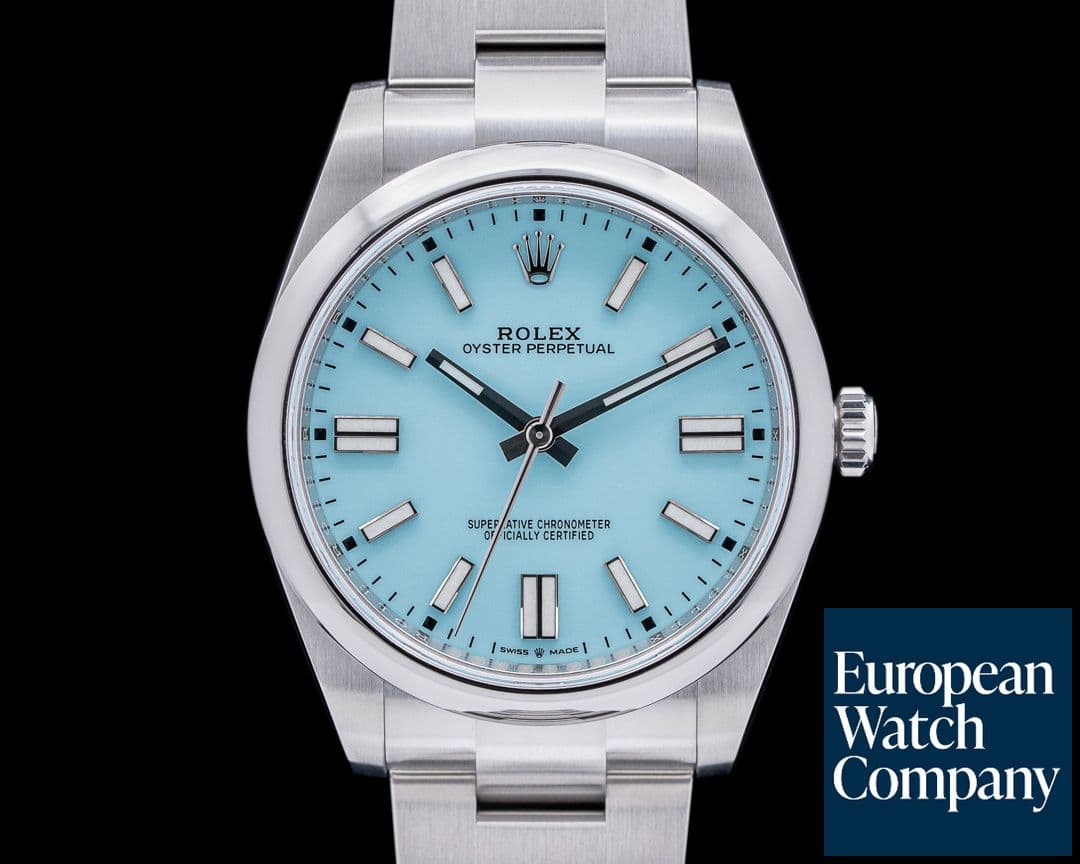 Image of Rolex Oyster Perpetual 124300 41mm SS / Turquoise "Tiffany" Dial
