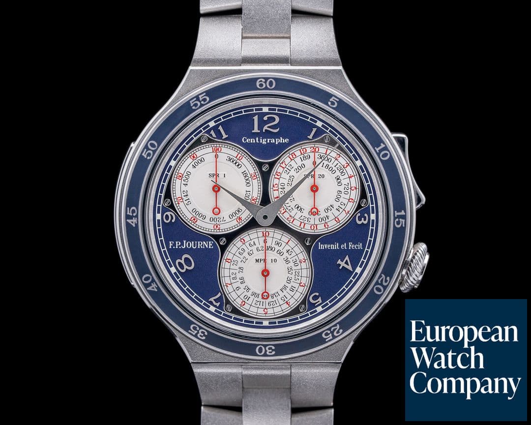 Image of F. P. Journe Centigraphe Sport Platinum / Bracelet 