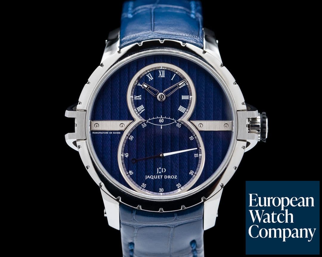 Image of Jaquet Droz Grande Seconde SW Steel Blue Dial 