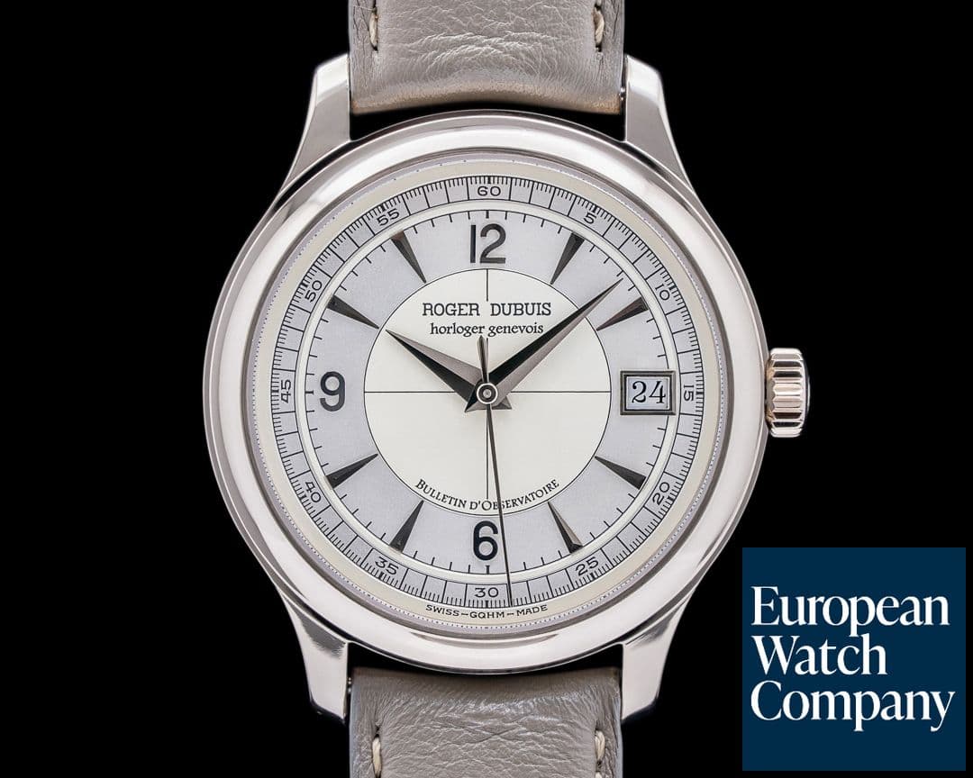 Image of Roger Dubuis Hommage H37 Two-Tone Sector Dial 18K White Gold Chronometre RARE