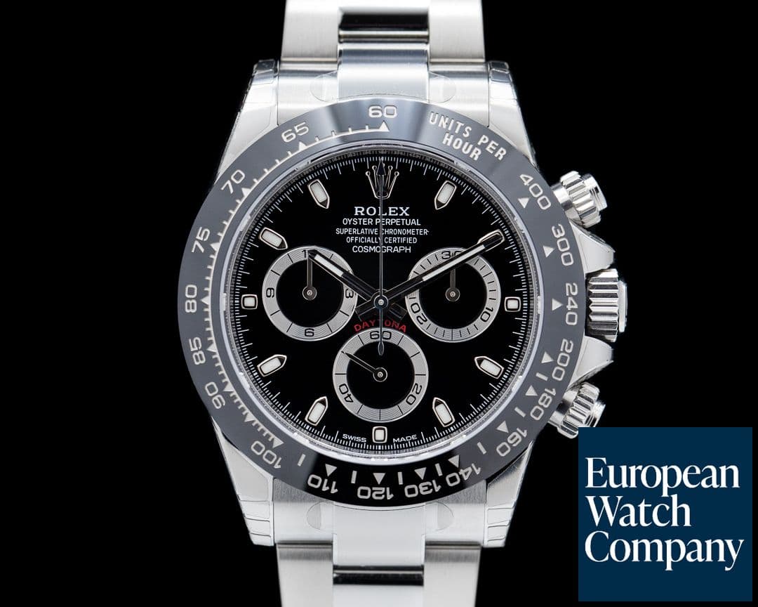 Image of Rolex Daytona 116500 Ceramic Bezel SS / Black Dial UNWORN STICKERED