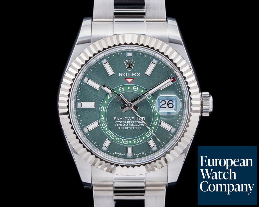 Image of Rolex Sky Dweller 336934 Steel Mint Green Dial 2023 NEW MODEL