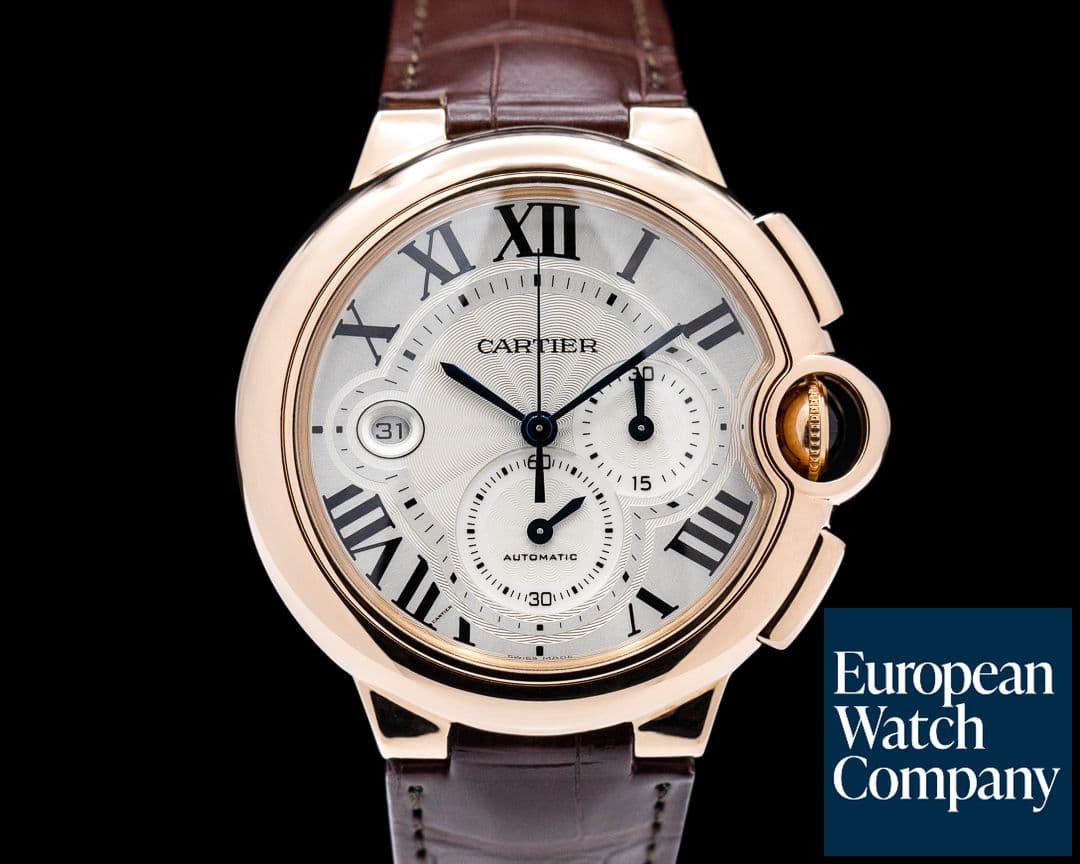 Image of Cartier Ballon Bleu Chronograph Rose Gold SERVICED