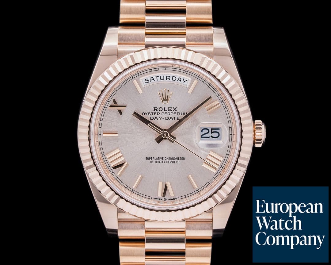 Image of Rolex Day Date Presidential Everose Gold Rose Dial 40MM 2023