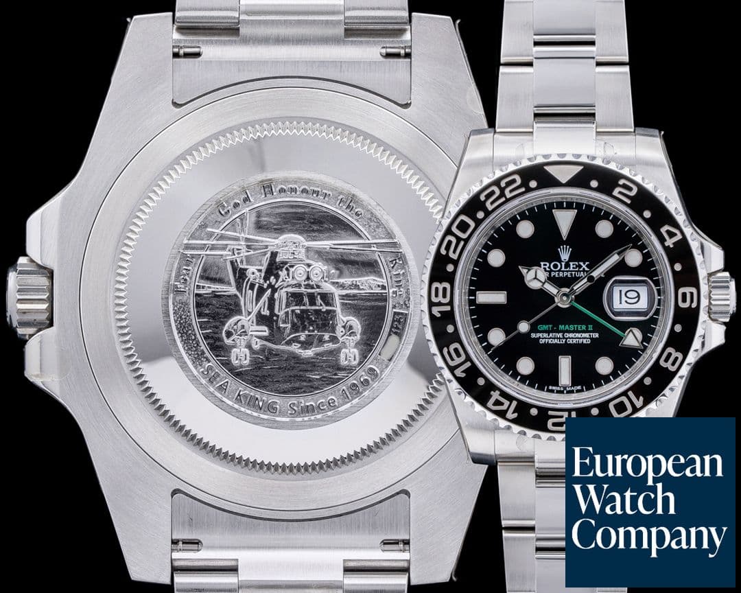 Image of Rolex GMT Master II 116710LN Ceramic SEA KING RARE STICKERED