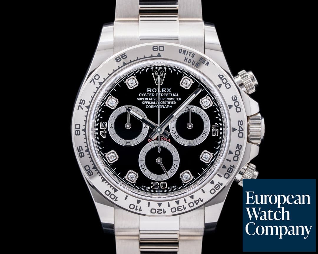 Image of Rolex Daytona 116509 Black Diamond Dial 18K White Gold 