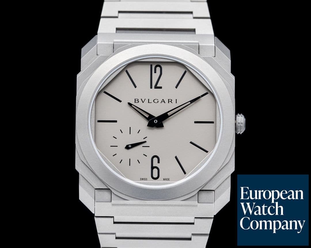 Image of Bulgari Octo Finissimo Extra Thin Grey / Black 40MM
