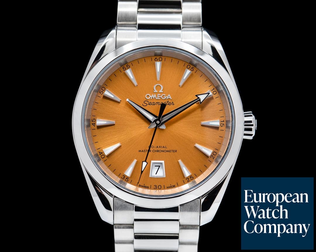 Image of Omega Seamaster Aqua Terra 150M Master Co-Axial 38MM Saffron Dial
