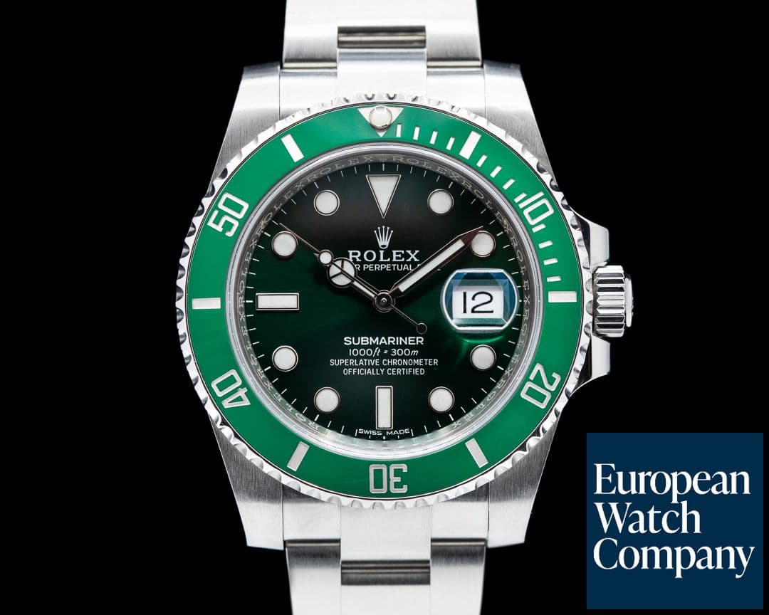 Image of Rolex Submariner "Hulk" Green Ceramic Bezel Green Dial SS