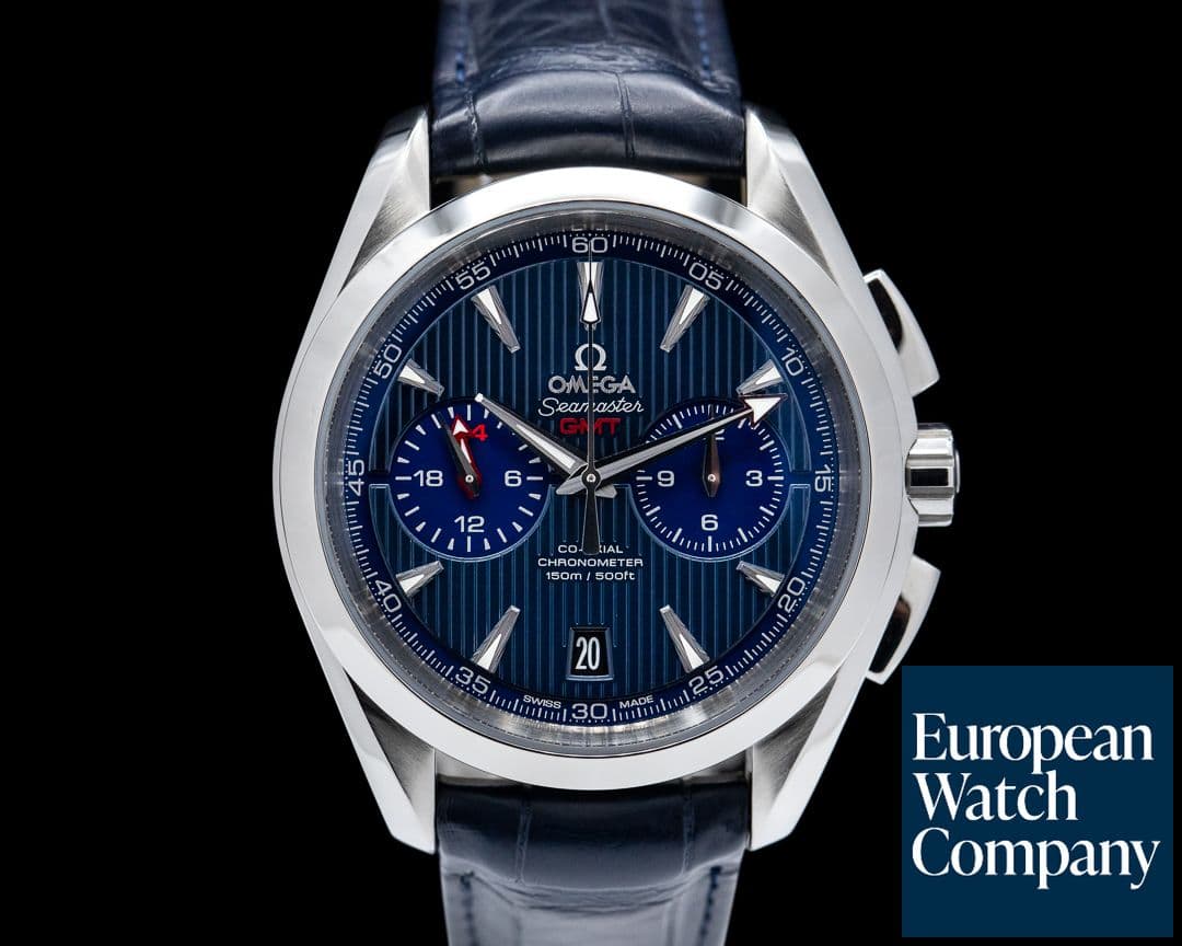 Image of Omega Seamaster Aqua Terra 150M Master Co-Axial Chronometer Chronograph GMT 43